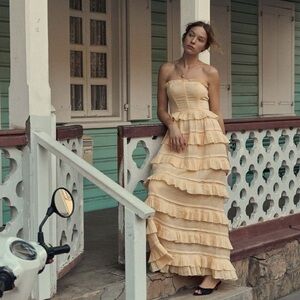 Dôen Operetta Dress -- Peach Blossom